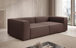 Lade das Bild in den Galerie-Viewer, Luxuriöses Designer Sofa Lesley 3-Sitzer: Modern, Komfortabel &amp; Vielseitig in Stoff
