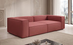 Lade das Bild in den Galerie-Viewer, Luxuriöses Designer Sofa Lesley 3-Sitzer: Modern, Komfortabel &amp; Vielseitig in Stoff
