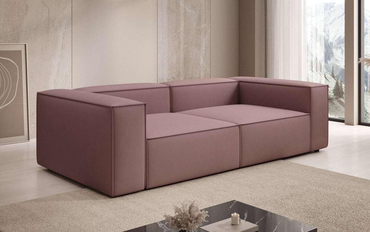 Luxuriöses Designer Sofa Lesley 3-Sitzer: Modern, Komfortabel & Vielseitig in Stoff