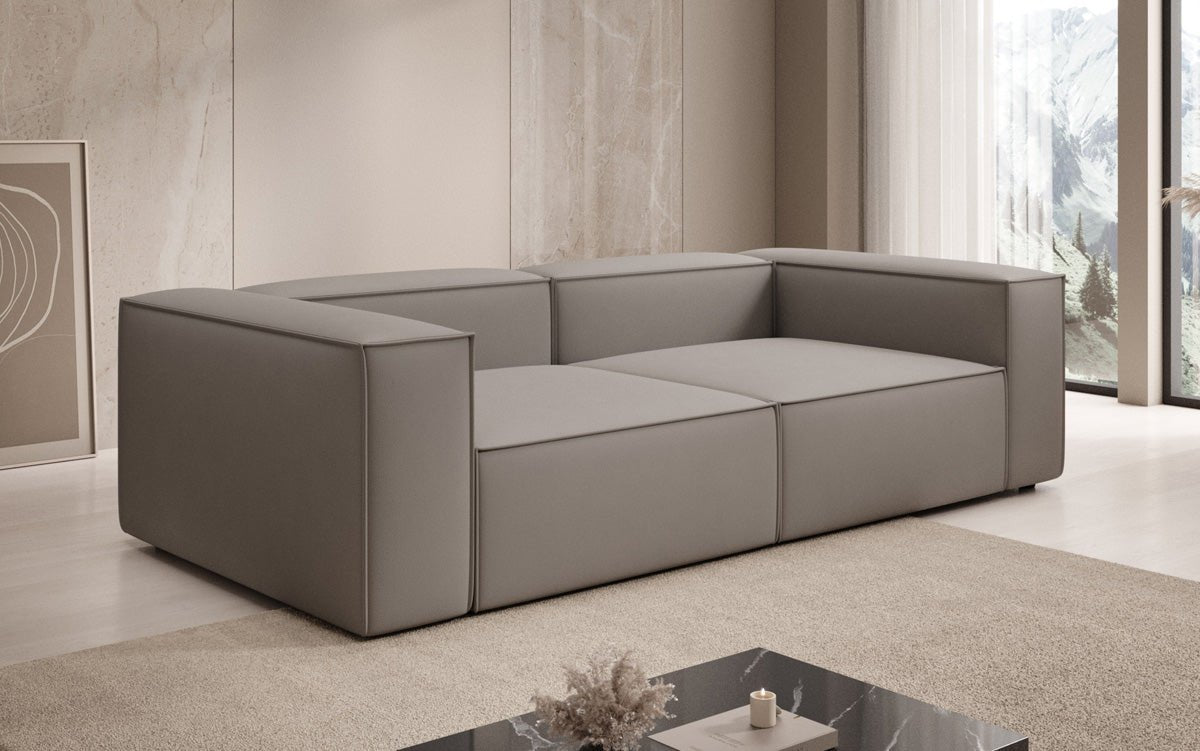 Luxuriöses Designer Sofa Lesley 3-Sitzer: Modern, Komfortabel & Vielseitig in Stoff