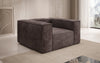 Lesley Designer Cord Sofa: Modernes, Bequemes Wohnzimmer-Sofa mit Robuster Polsterung