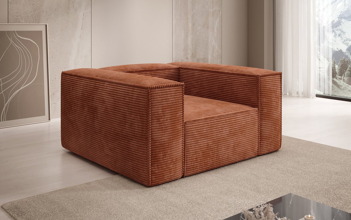 Lesley Designer Sessel aus Cord: Stilvoller Komfort für Ihr modernes Zuhause