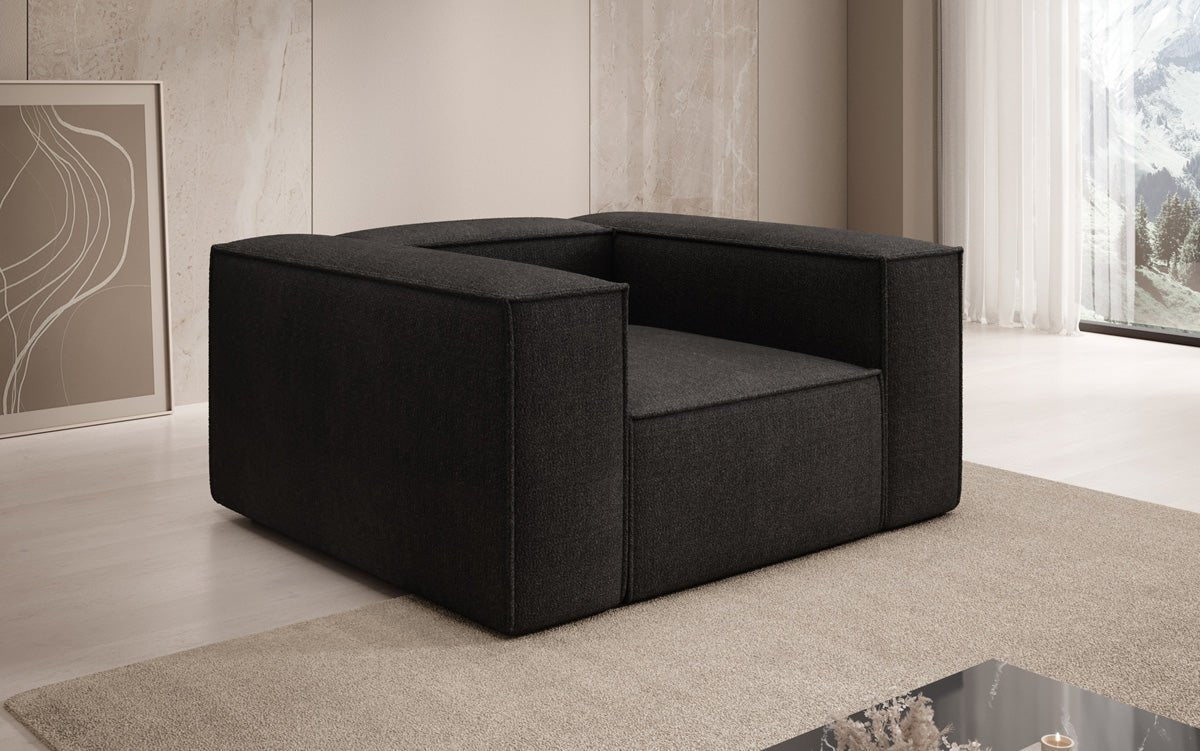 Lesley Luxus Designer Sofa-Sessel – Moderner Bouclé Armlehnstuhl für Ihr Wohnzimmer