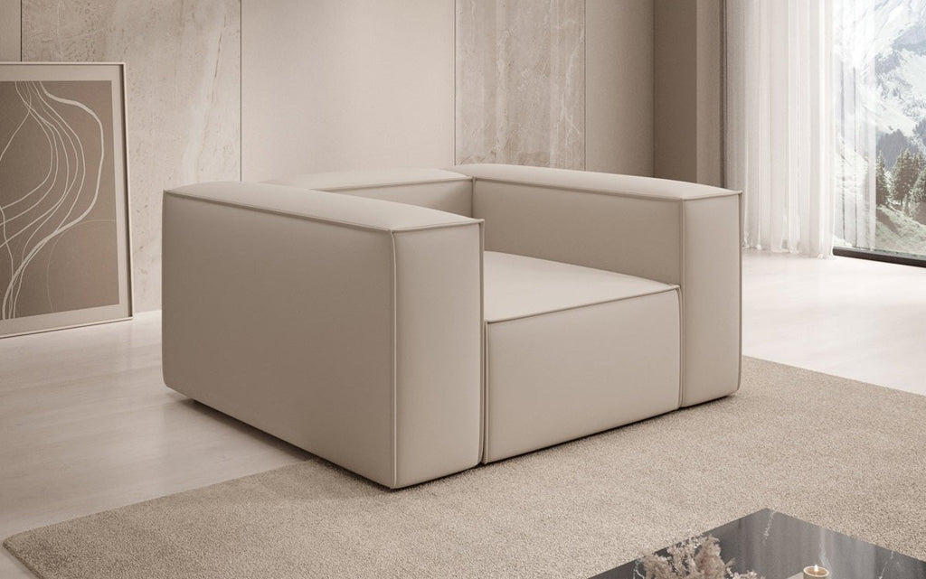 Eleganter Designer-Sessel Lesley aus Stoff – Komfort und Stil für Ihr Zuhause