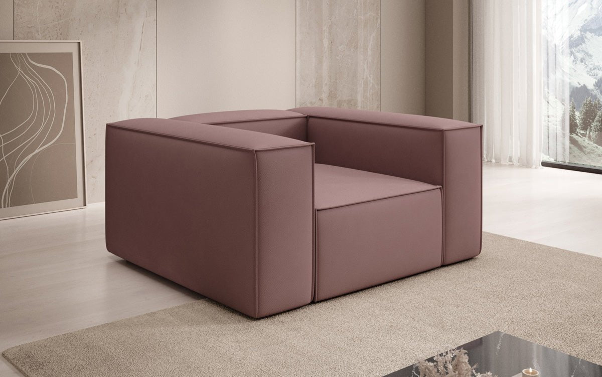Lesley Designer Polstersessel: Komfortabler Stoff Armstuhl für Modernes Wohnzimmer
