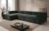 Lesley L-Form Cordsofa: Modernes Design für Ihr Gemütliches Wohnzimmer