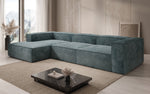 Lade das Bild in den Galerie-Viewer, Gemütliches Lesley Cord-Ecksofa: Modernes L-Sofa für Stilvolles Wohnen
