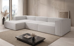 Lade das Bild in den Galerie-Viewer, Designer Ecksofa Lesley L: Luxuriöser Bouclé, Modernes Design, Hoher Komfort
