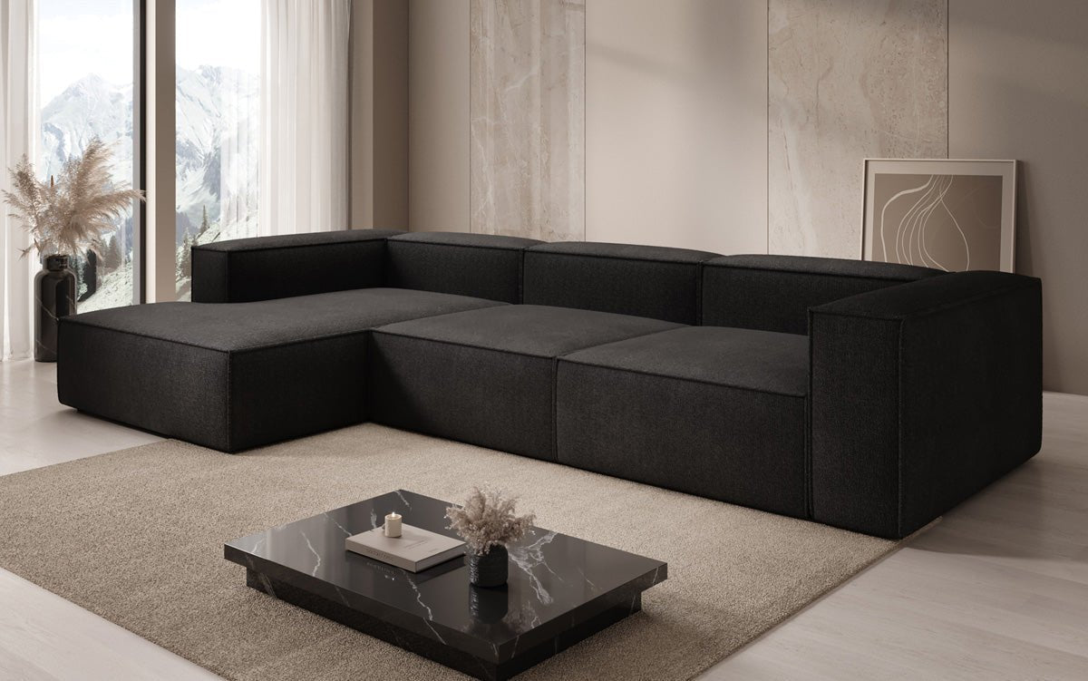 Luxuriöses Designer L-Sofa Lesley in Bouclé – Modern, Komfortabel, Elegante L-Form