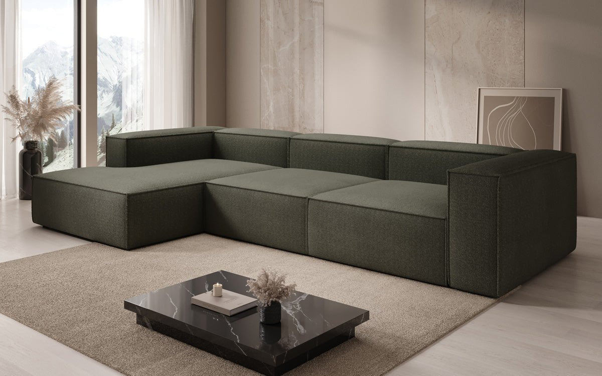 Luxuriöses Designer L-Sofa Lesley in Bouclé – Modern, Komfortabel, Elegante L-Form