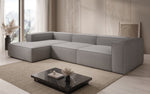 Lade das Bild in den Galerie-Viewer, Designer Ecksofa Lesley L: Luxuriöser Bouclé, Modernes Design, Hoher Komfort
