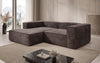 Luxuriöses Ecksofa Lesley L-Form in Cordstoff – Komfort trifft Design