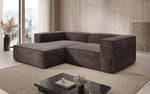 Lade das Bild in den Galerie-Viewer, Luxuriöses Ecksofa Lesley L-Form in Cordstoff – Komfort trifft Design
