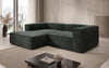 Luxuriöses Ecksofa Lesley L-Form in Cordstoff – Komfort trifft Design