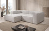 Luxuriöses L-Form Designer Sofa Lesley Mini – Weicher Bouclé, Modern, Komfortabel