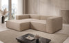 Luxuriöses L-Form Designer Sofa Lesley Mini – Weicher Bouclé, Modern, Komfortabel
