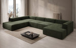 Lade das Bild in den Galerie-Viewer, Luxuriöses Designer U-Form Samtsofa Lesley XXL – Elegante, Moderne Wohnzimmer-Couch
