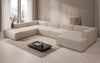 Luxuriöses Designer U-Form Ecksofa XXL – Modernes Stoffsofa für Wohnzimmer