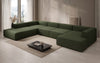 Luxuriöses Designer U-Form Ecksofa XXL – Modernes Stoffsofa für Wohnzimmer