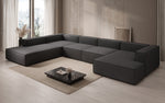Lade das Bild in den Galerie-Viewer, Luxuriöses Designer U-Form Ecksofa XXL – Modernes Stoffsofa für Wohnzimmer

