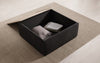 Lesley Samt Beistellhocker Couchtisch mit Verstecktem Stauraum Elegantes Wohnzimmer