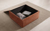 Lesley Cord Beistellhocker: Multifunktionaler Couchtisch mit Stauraum & Stil