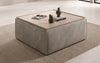 Lesley Samt Beistellhocker Couchtisch mit Verstecktem Stauraum Elegantes Wohnzimmer