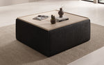 Lade das Bild in den Galerie-Viewer, Lesley Bouclé Multifunktions-Hocker: Eleganter Couchtisch mit Verstecktem Stauraum
