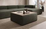 Lade das Bild in den Galerie-Viewer, Lesley Bouclé Multifunktions-Hocker: Eleganter Couchtisch mit Verstecktem Stauraum
