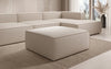 Lesley Beistellhocker Stoff – Moderner Ottoman für Vielseitiges Wohnzimmer-Design