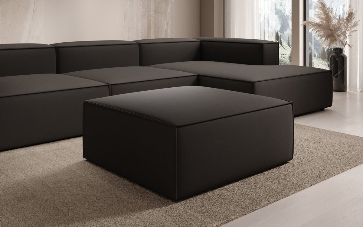 Lesley Beistellhocker: Stilvoller Stoff-Pouf für Komfort und modernes Wohnen