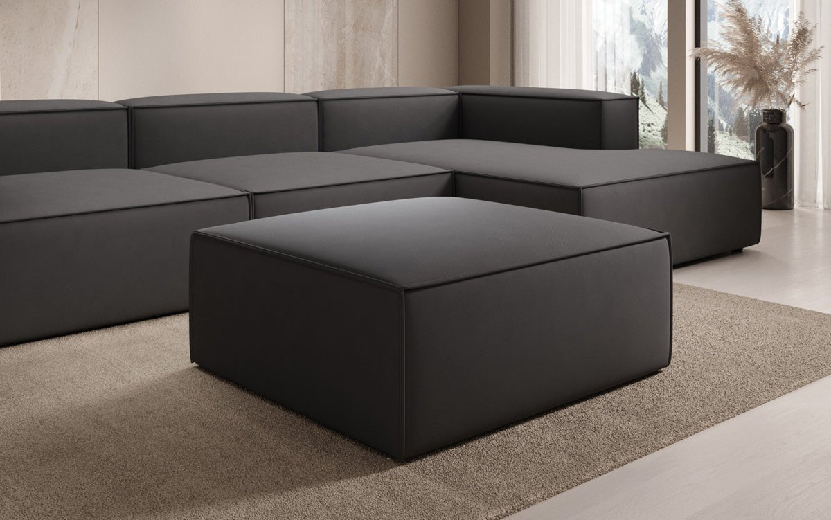 Lesley Beistellhocker: Stilvoller Stoff-Pouf für Komfort und modernes Wohnen