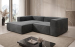 Lade das Bild in den Galerie-Viewer, Luxuriöses Ecksofa Lesley Mini Samt: Modernes Design für Ihr Wohnzimmer
