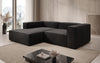 Luxuriöses Ecksofa Lesley Mini Samt: Modernes Design für Ihr Wohnzimmer