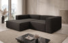 Lesley L Mini Designer Ecksofa aus Stoff – Modern, Gemütlich, Vielseitig