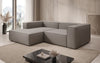 Lesley L Mini Designer Ecksofa aus Stoff – Modern, Gemütlich, Vielseitig
