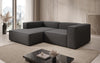 Lesley L Mini Designer Ecksofa aus Stoff – Modern, Gemütlich, Vielseitig