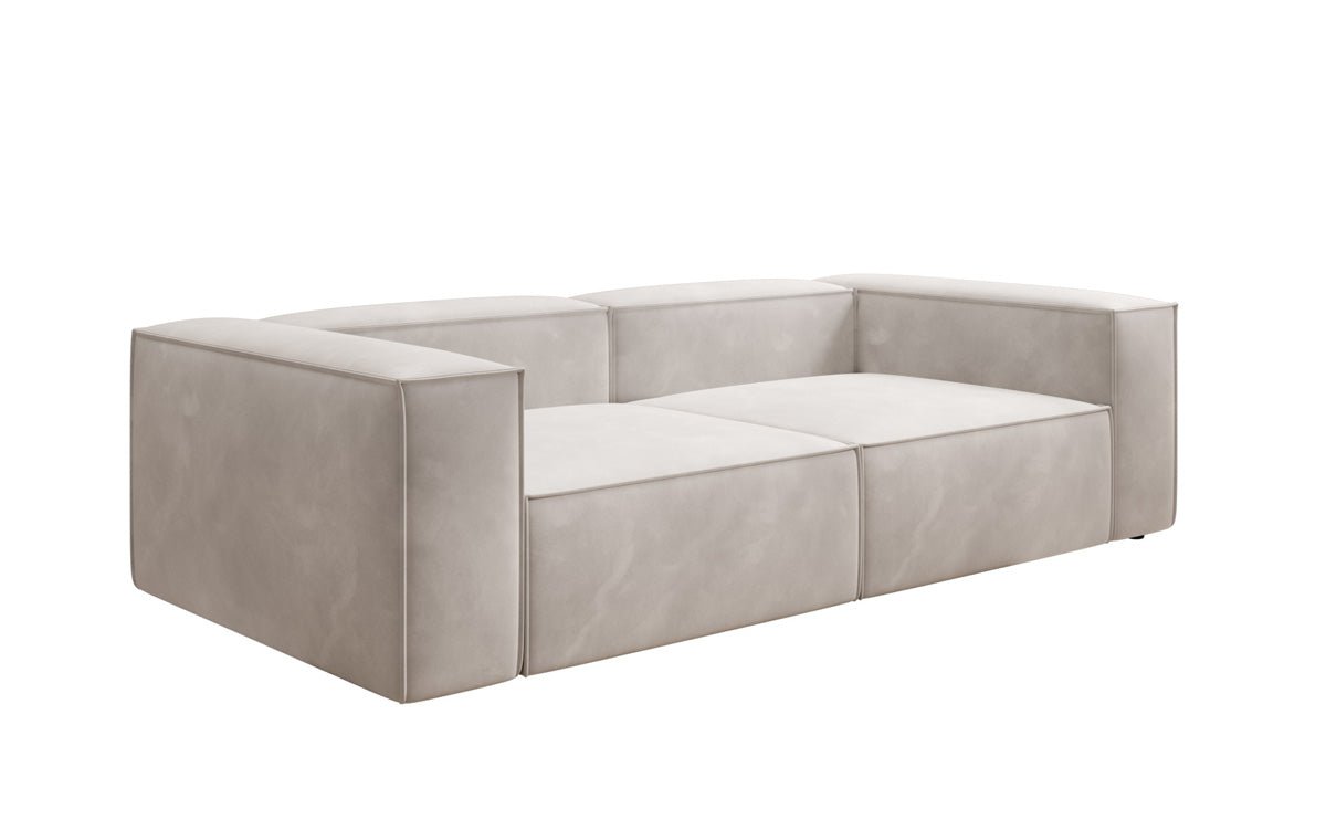 Luxuriöses Designer Samt Sofa Lesley 3-Sitzer – Eleganz trifft Komfort