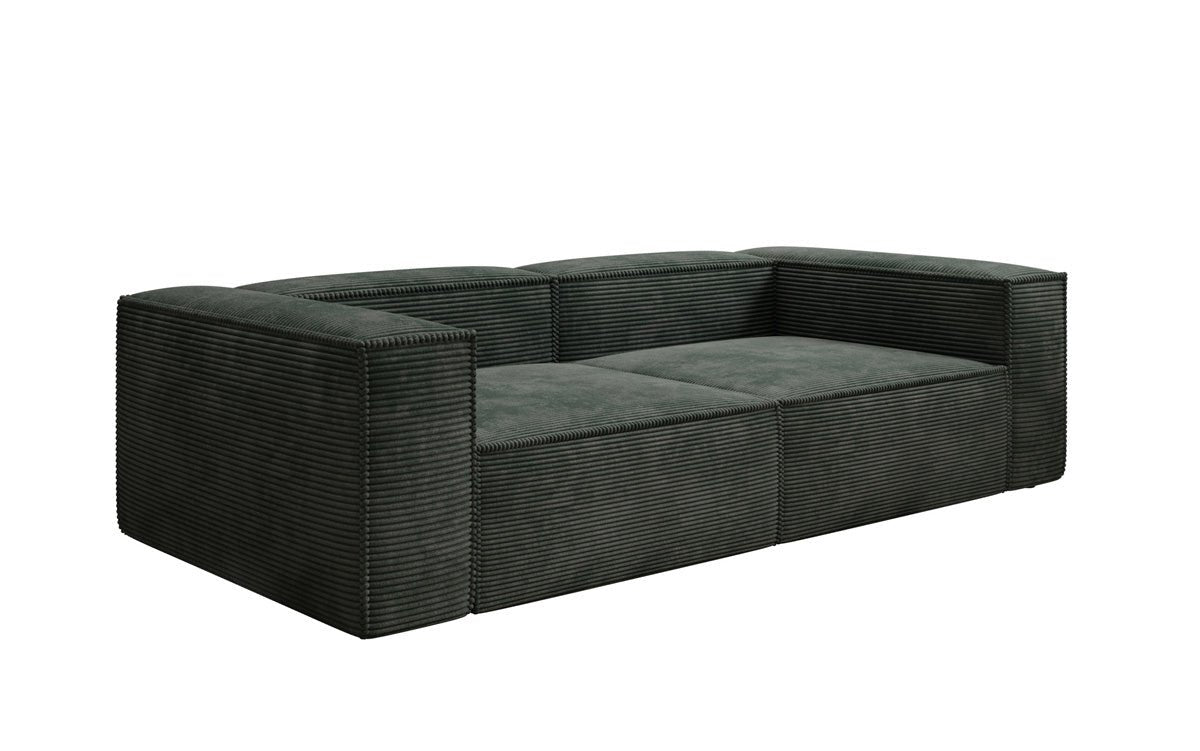 Luxuriöses 3-Sitzer Cord Sofa Lesley: Modernes Design & Komfort