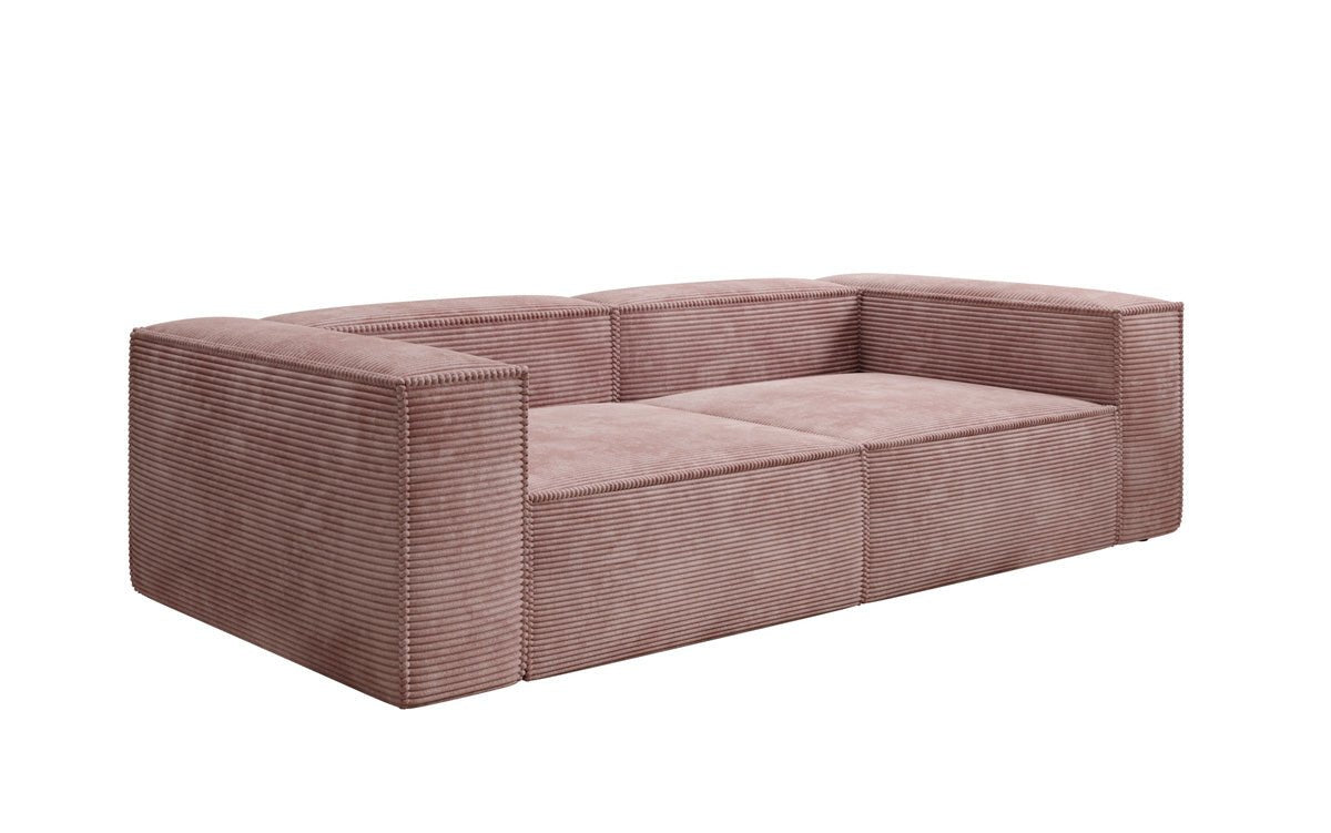 Luxuriöses 3-Sitzer Cord Sofa Lesley: Modernes Design & Komfort