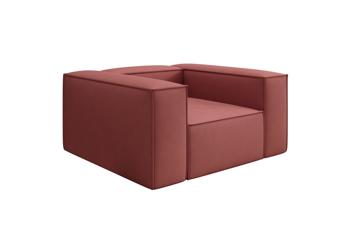 Lesley Designer Polstersessel: Komfortabler Stoff Armstuhl für Modernes Wohnzimmer