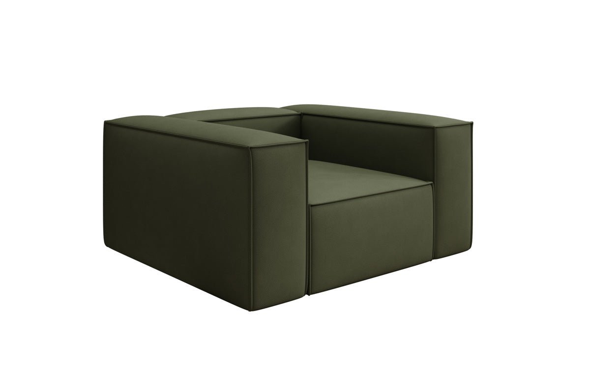 Lesley Designer Polstersessel: Komfortabler Stoff Armstuhl für Modernes Wohnzimmer