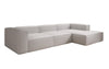Designer Ecksofa Lesley L: Luxuriöser Bouclé, Modernes Design, Hoher Komfort