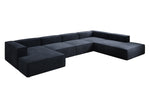 Lade das Bild in den Galerie-Viewer, Luxuriöses Designer U-Form Samtsofa Lesley XXL – Elegante, Moderne Wohnzimmer-Couch
