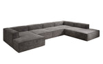 Lade das Bild in den Galerie-Viewer, Luxuriöses Lesley U-Form Cordsofa XXL – Modernes Design für Ihr Wohnzimmer
