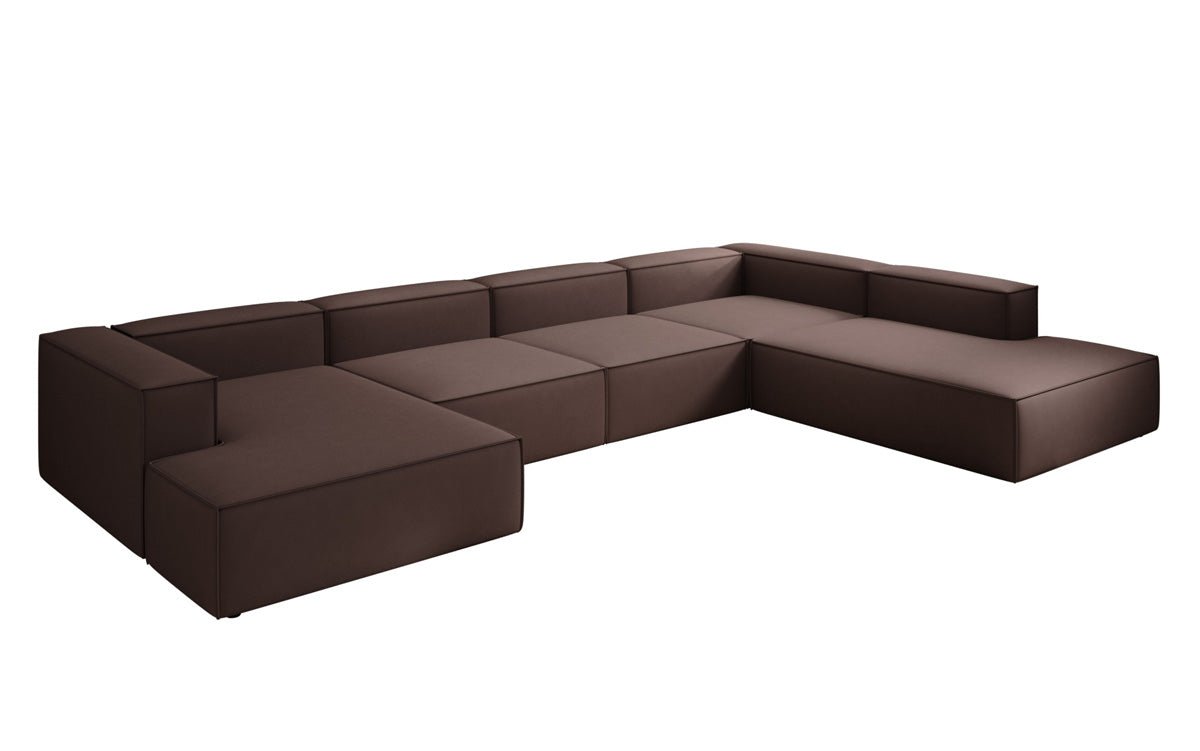 Luxuriöses Designer U-Form Ecksofa XXL – Modernes Stoffsofa für Wohnzimmer