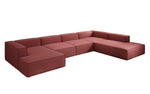 Lade das Bild in den Galerie-Viewer, Luxuriöses Designer U-Form Ecksofa XXL – Modernes Stoffsofa für Wohnzimmer

