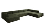 Lade das Bild in den Galerie-Viewer, Luxuriöses Designer U-Form Ecksofa XXL – Modernes Stoffsofa für Wohnzimmer
