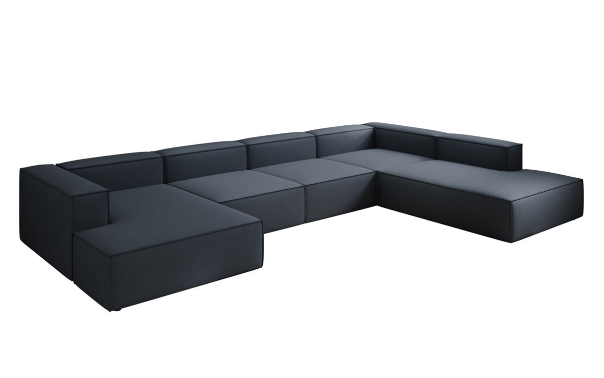 Luxuriöses Designer U-Form Ecksofa XXL – Modernes Stoffsofa für Wohnzimmer