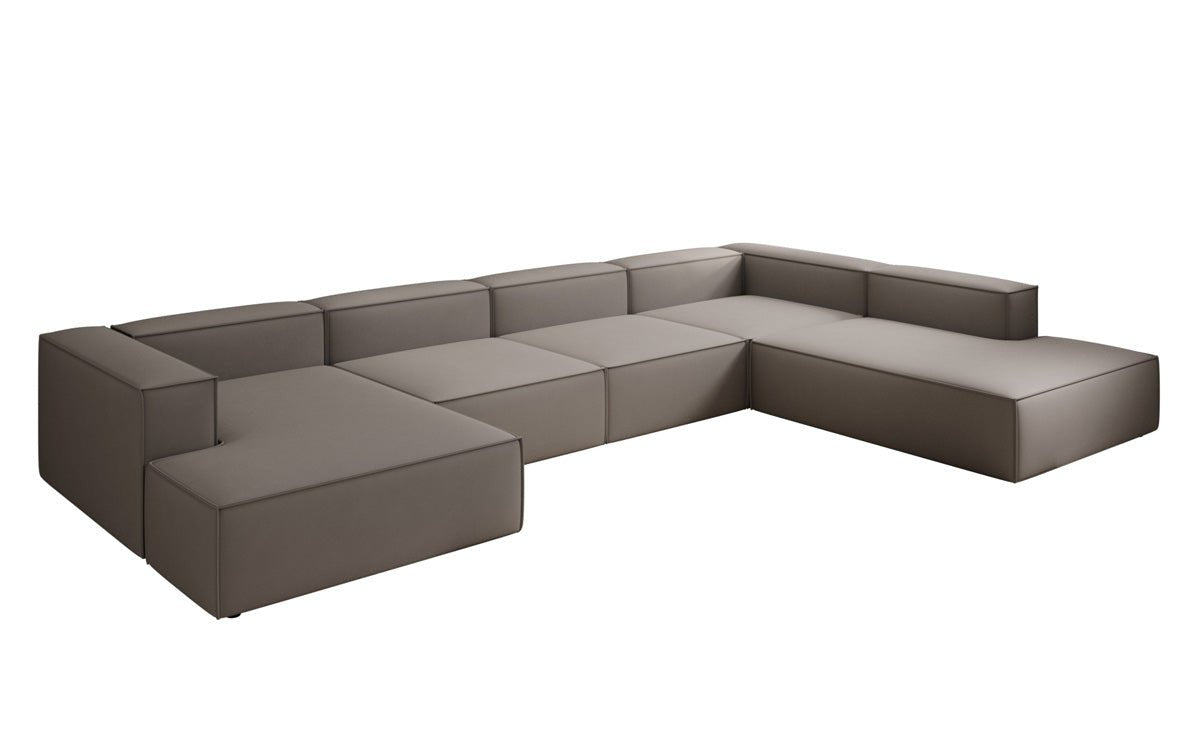 Luxuriöses Designer U-Form Ecksofa XXL – Modernes Stoffsofa für Wohnzimmer